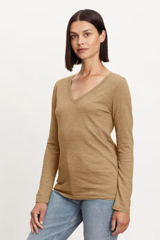 BLAIRE ORIGINAL SLUB TEE made by Velvet by Graham & Spencer