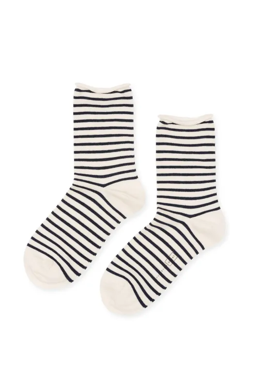 NAUTICAL STRIPE CREW SOCKS BY HANSEL FROM BASEL made by Hansel From Basel