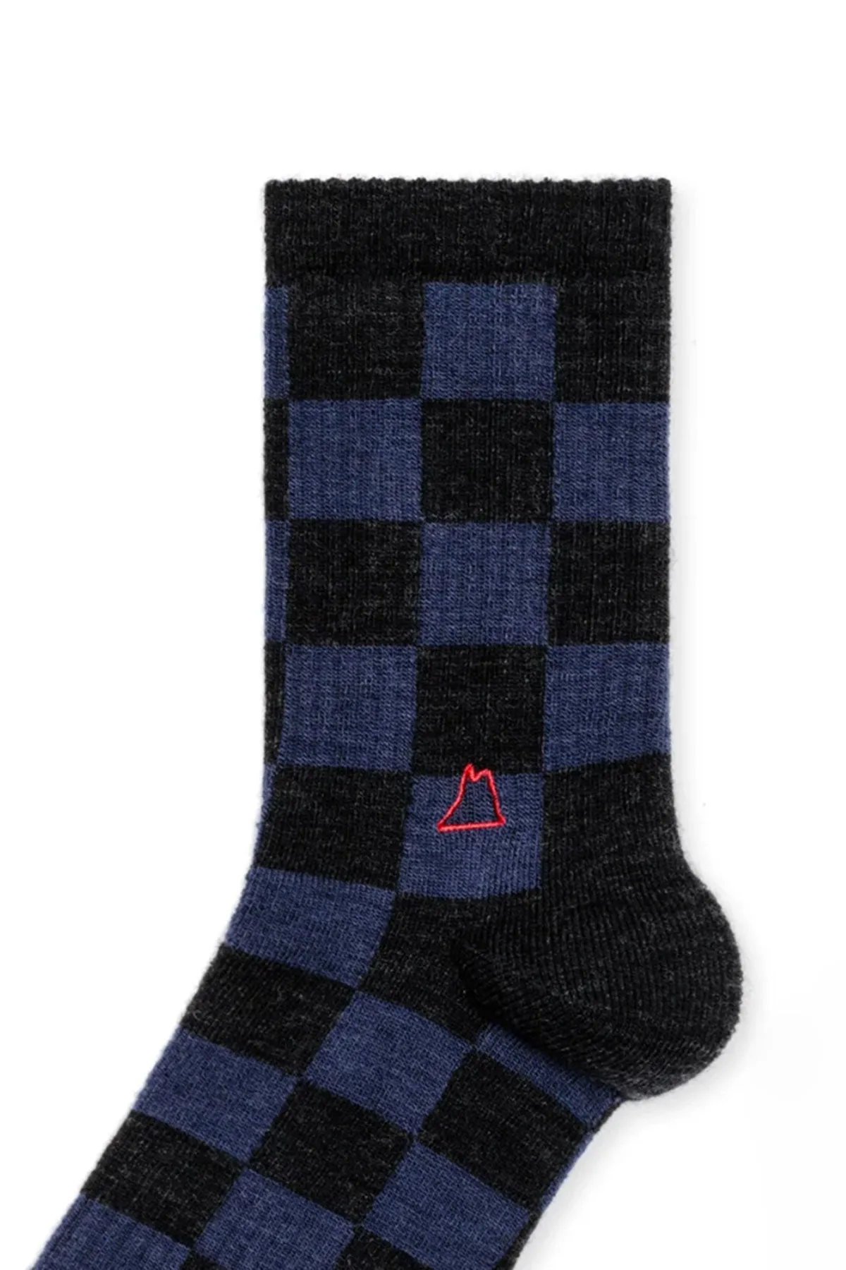 CHECKERED WOOL SPORTY SOCKS BY HANSEL FROM BASEL sold by Velvet by Graham & Spencer product image thumbnail 4