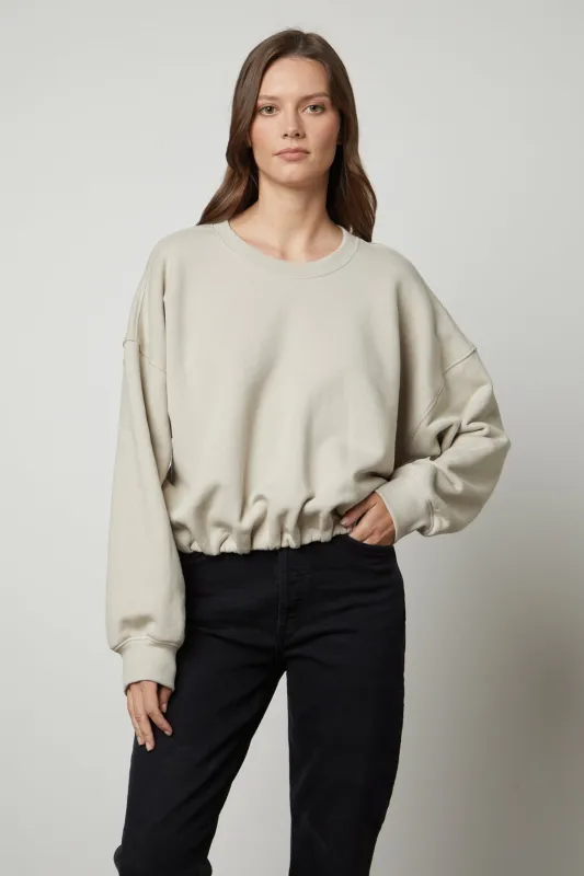 BOBBI CROPPED SWEATSHIRT sold by Velvet by Graham & Spencer