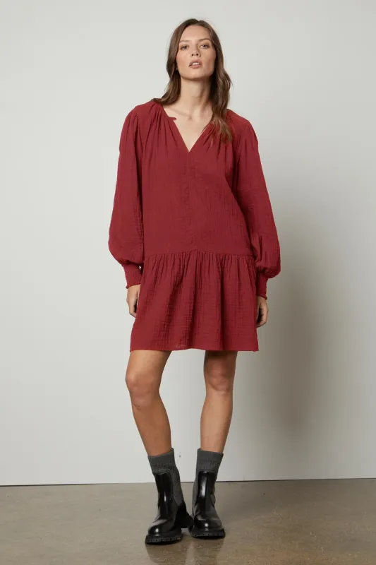 VIVIANA COTTON GAUZE DRESS sold by Velvet by Graham & Spencer
