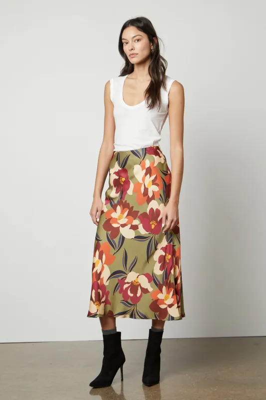 KAIYA PRINTED SKIRT made by Velvet by Graham & Spencer