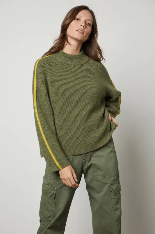 TEAGAN MOCK NECK SWEATER made by Velvet by Graham & Spencer