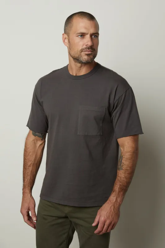 NEPTUNE CREW NECK POCKET TEE made by Velvet by Graham & Spencer