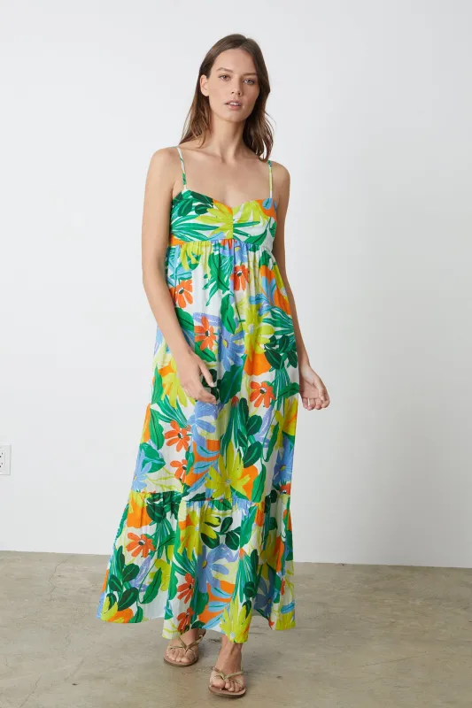 KAYLA PRINTED MAXI DRESS made by Velvet by Graham & Spencer
