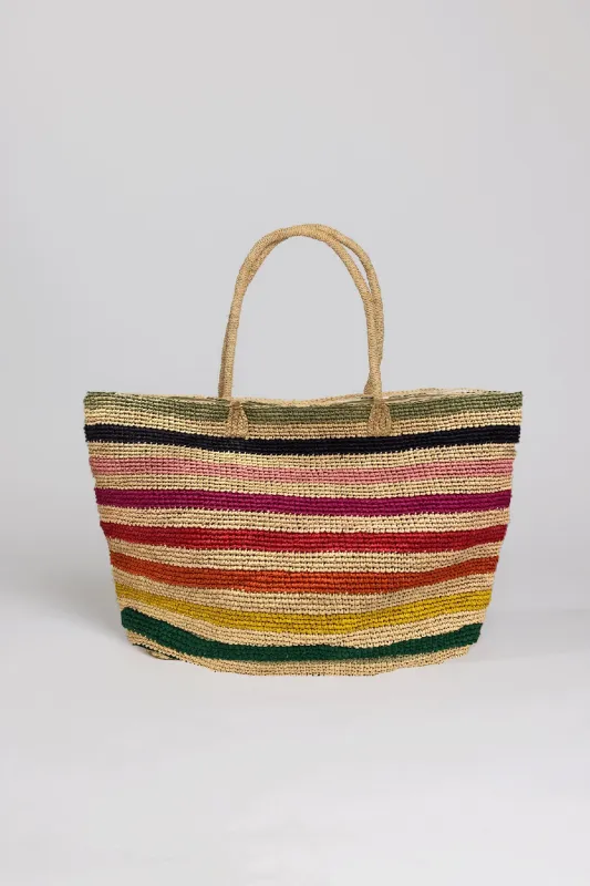 AURORA RAFFIA TOTE made by Velvet by Graham & Spencer