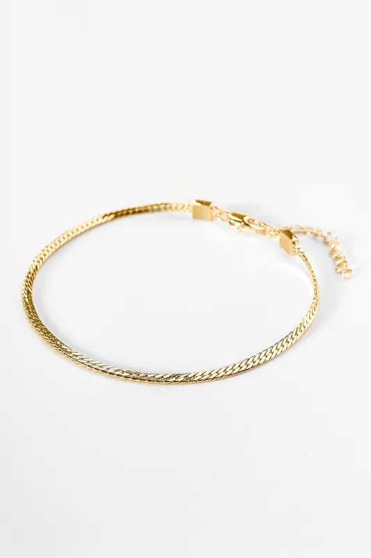 MINI DANI HERRINGBONE BRACELET BY THATCH sold by Velvet by Graham & Spencer