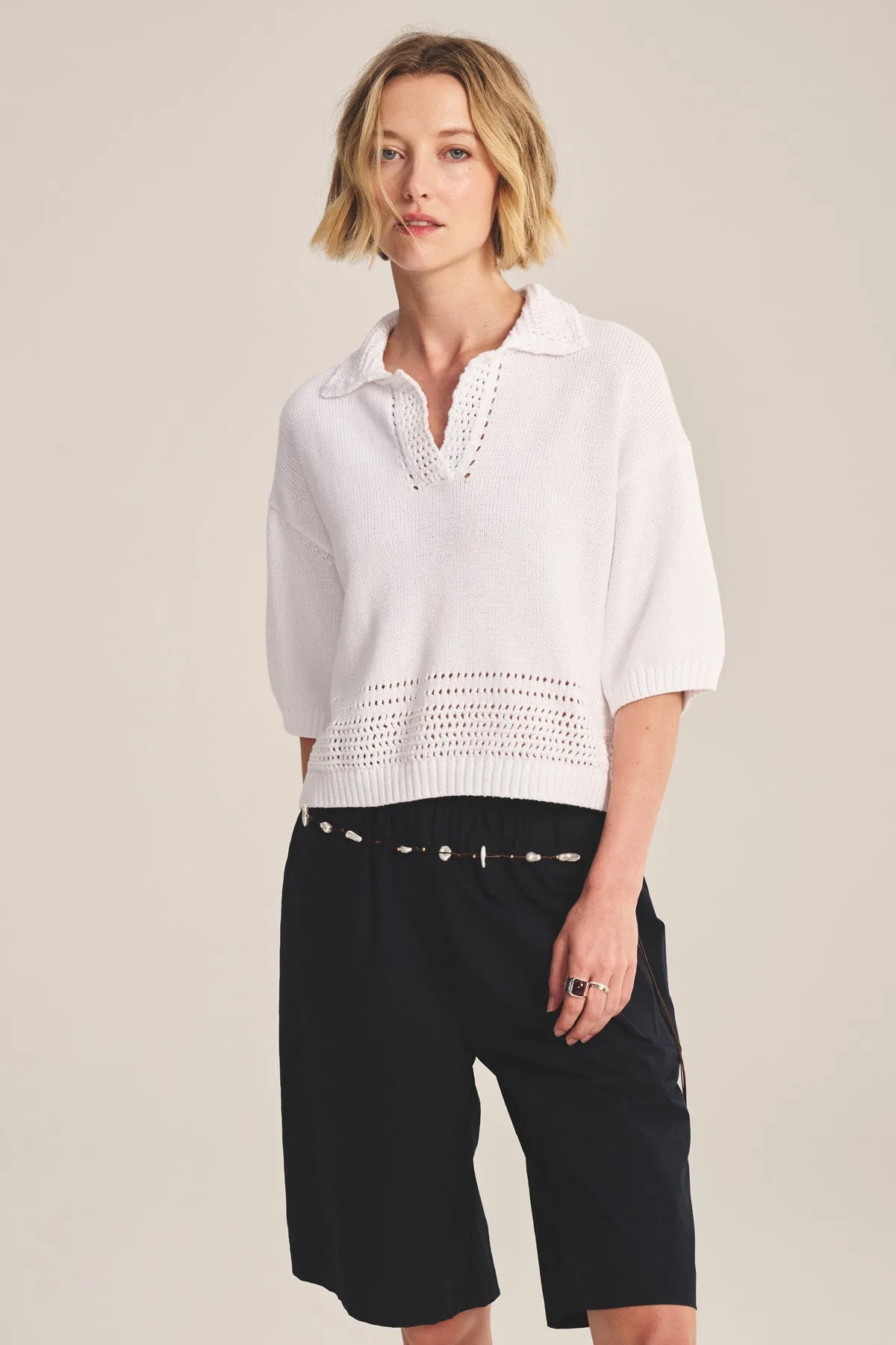 WINSLOW SWEATER POLO sold by Velvet by Graham & Spencer