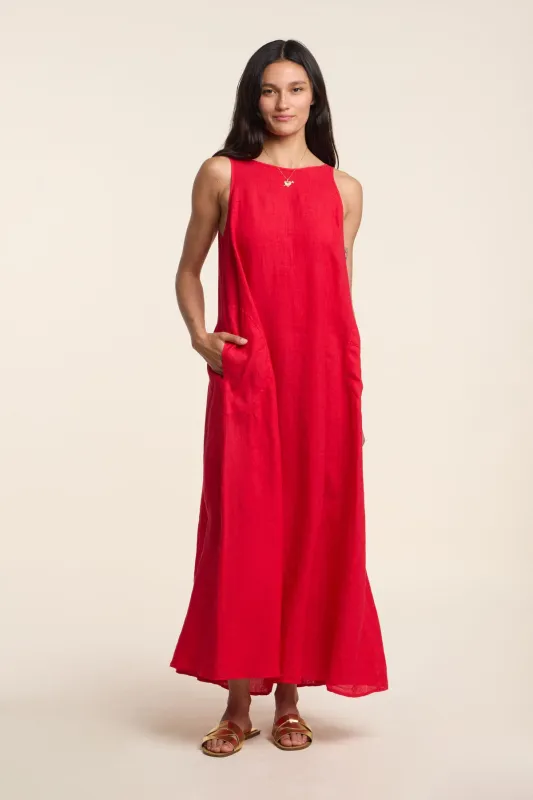 RETA LINEN DRESS made by Velvet by Graham & Spencer