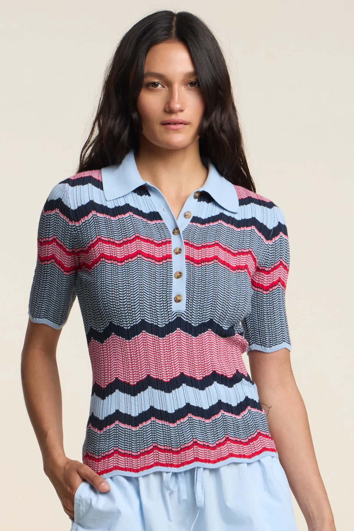 ROSELLE POLO sold by Velvet by Graham & Spencer