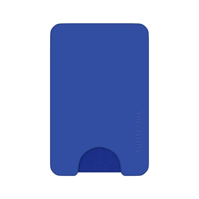 Cobalt Blue MagSafe Wallet made by Velvet Caviar