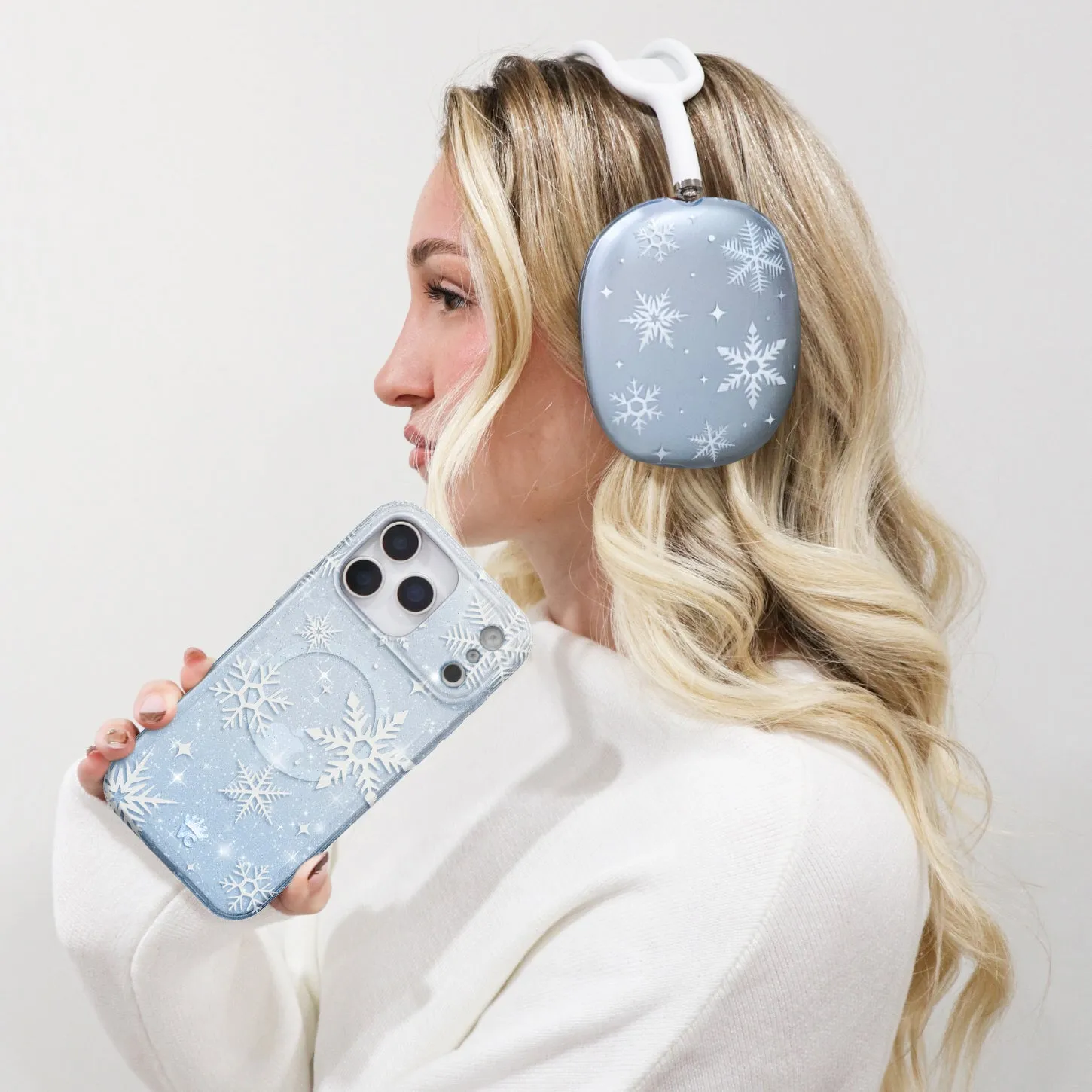Snow Angel Glitter AirPod Max Case sold by Velvet Caviar product image thumbnail 2