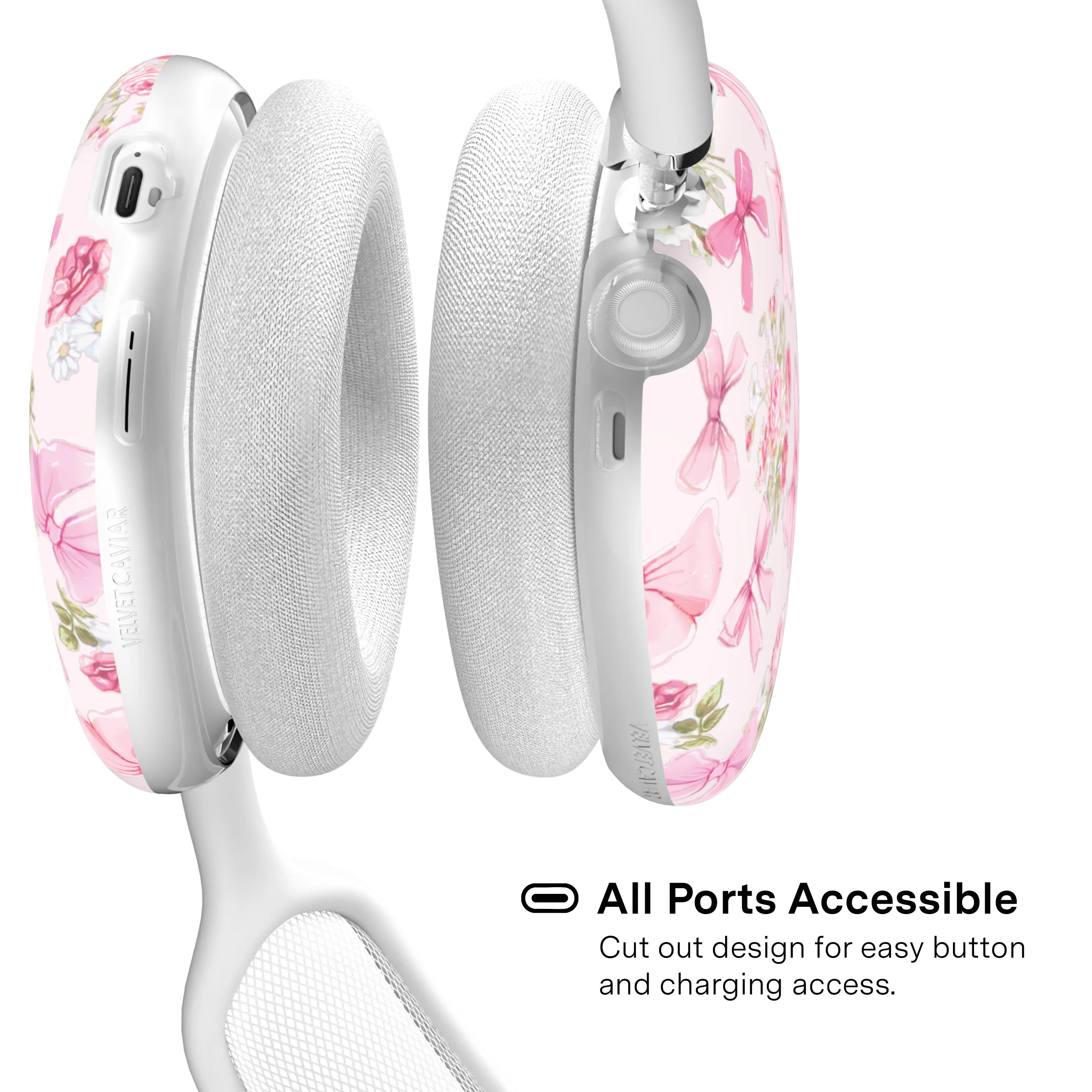 Posie Pink Bow AirPod Max Case sold by Velvet Caviar product image thumbnail 4