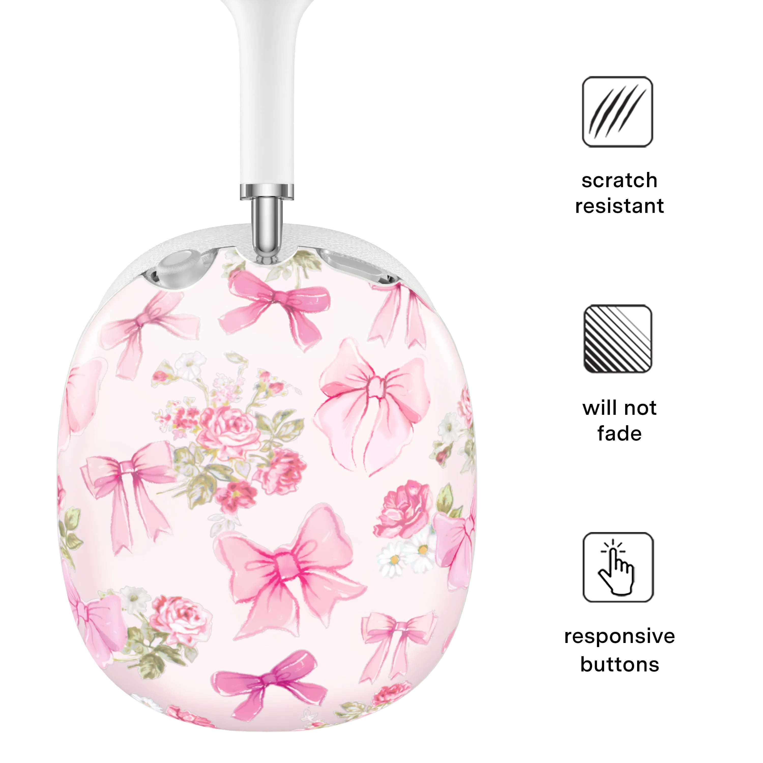 Posie Pink Bow AirPod Max Case sold by Velvet Caviar product image thumbnail 3