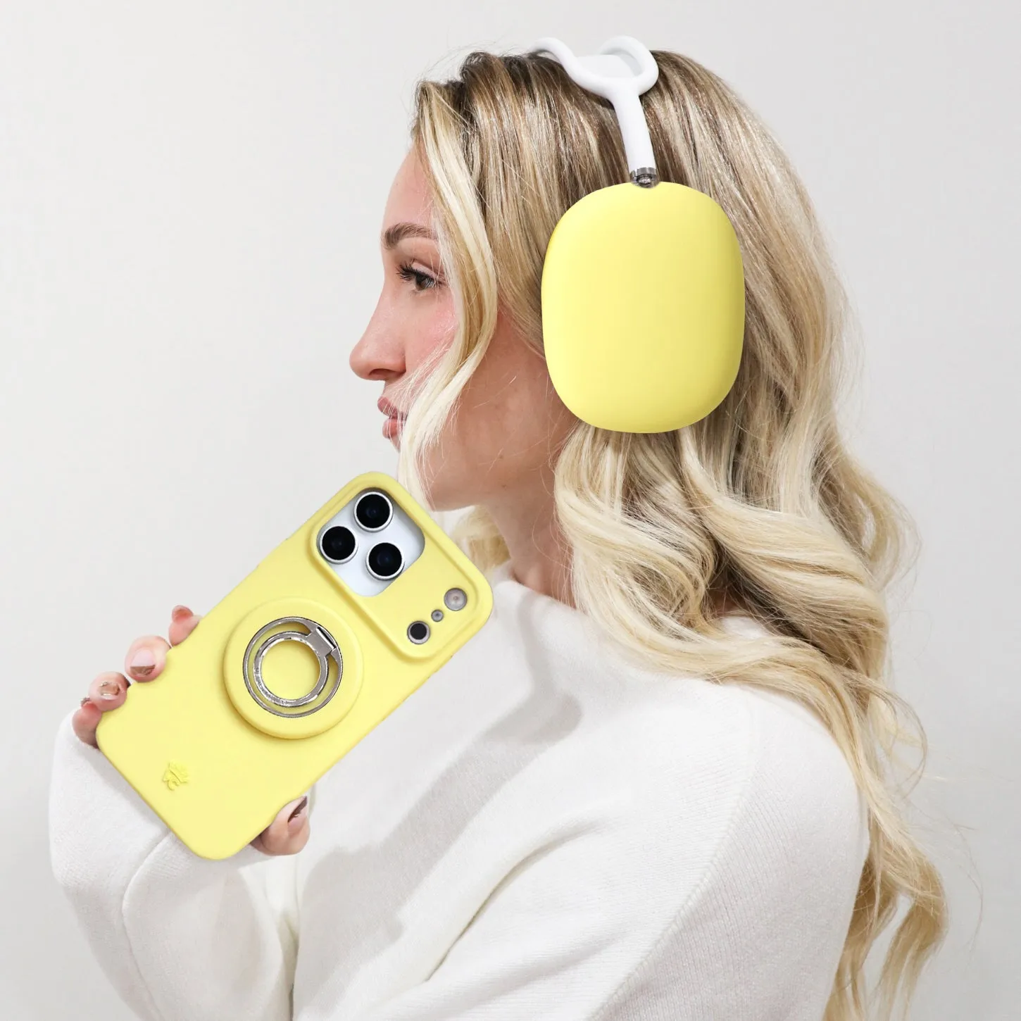 Butter Yellow AirPod Max Case sold by Velvet Caviar product image thumbnail 2