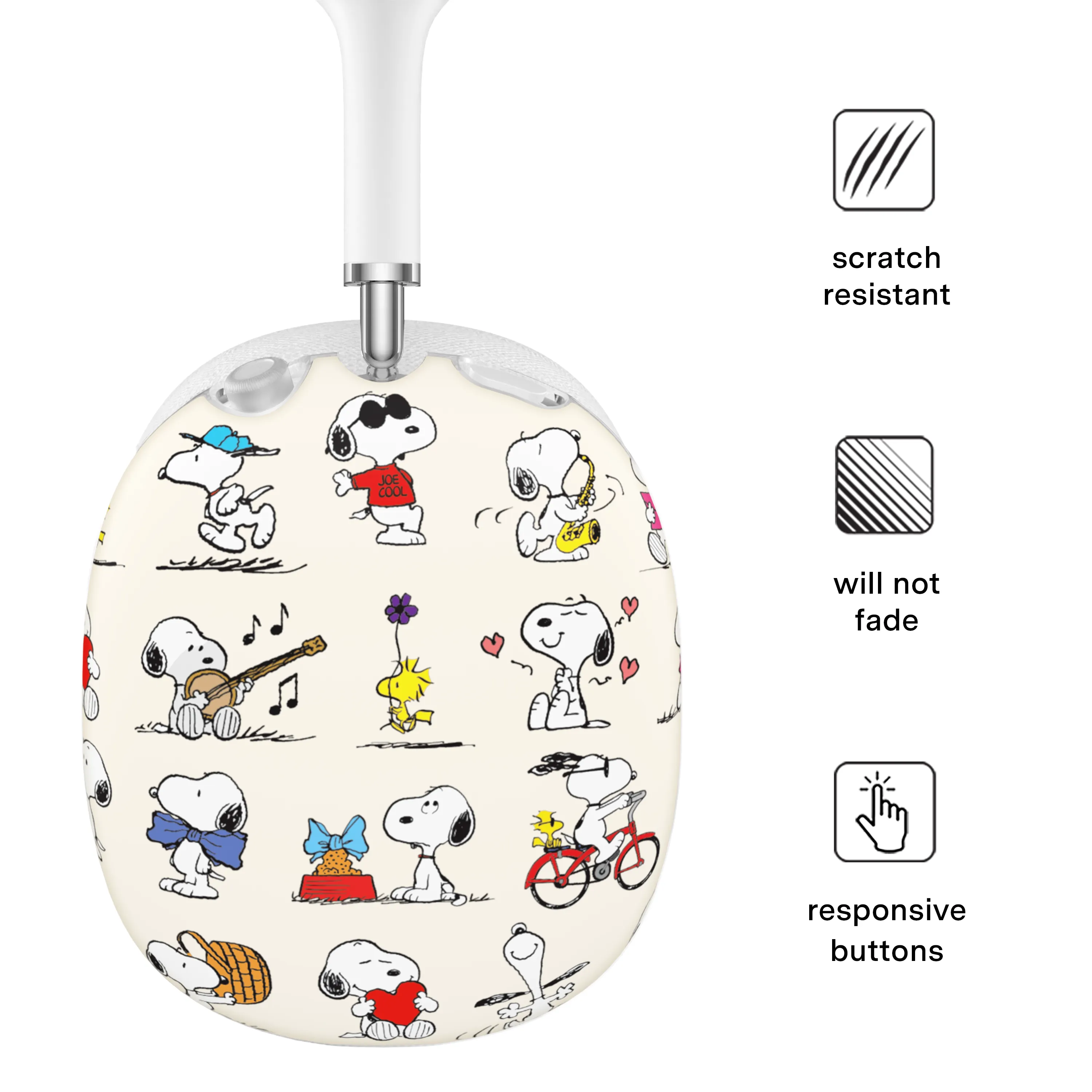 Snoopy Moods AirPod Max Case sold by Velvet Caviar product image thumbnail 3