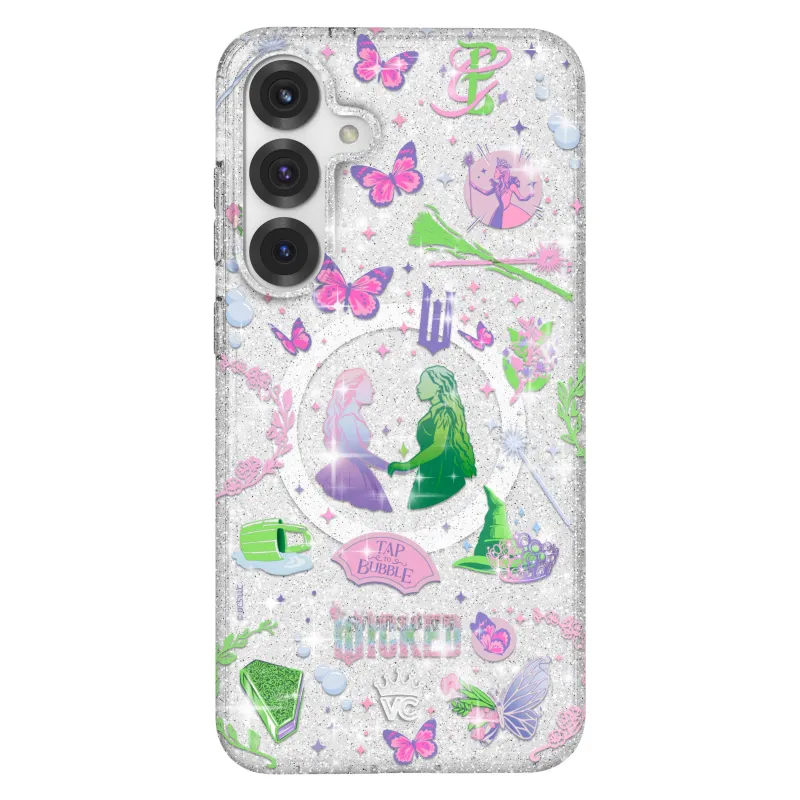 Wicked For Good Glitter Samsung Case made by Velvet Caviar