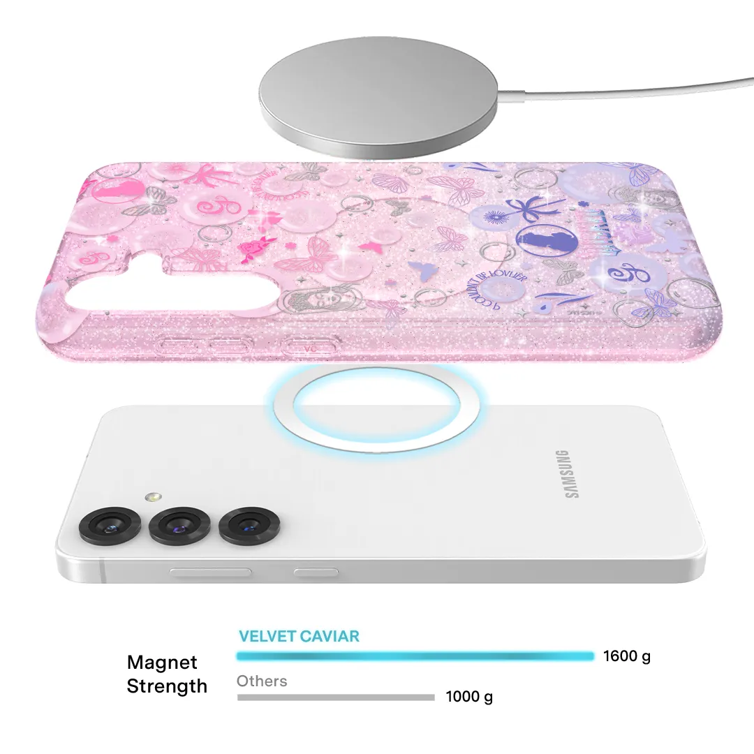 Wicked Glinda’s Bubble Glitter Samsung Case sold by Velvet Caviar product image thumbnail 4