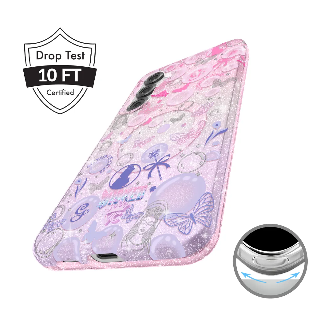 Wicked Glinda’s Bubble Glitter Samsung Case sold by Velvet Caviar product image thumbnail 2