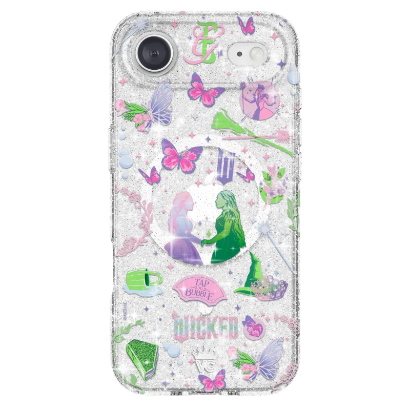 Wicked For Good Glitter iPhone Case made by Velvet Caviar