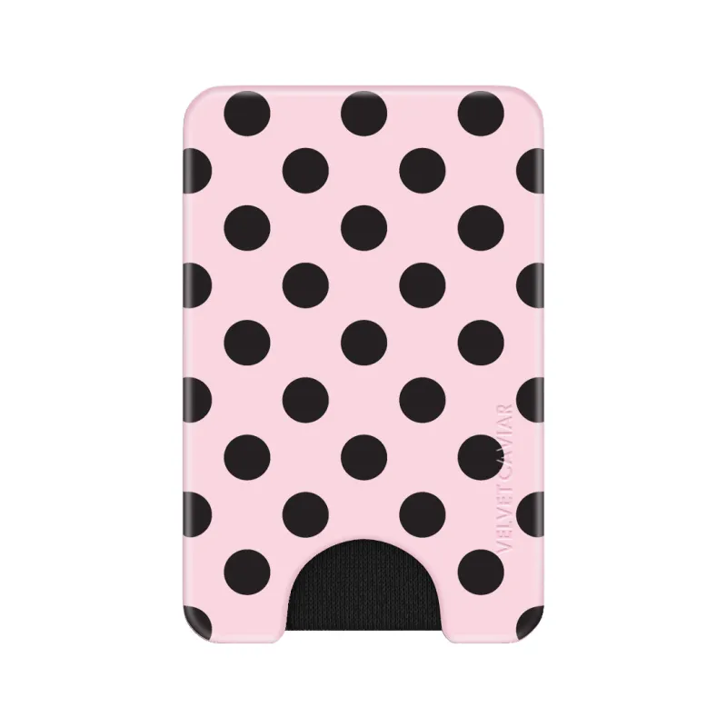Princess Pink Polka Dot MagSafe Wallet sold by Velvet Caviar
