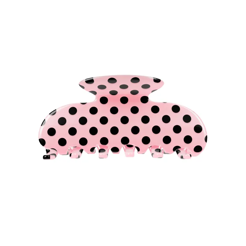 Princess Pink Polkadot Hair Clip sold by Velvet Caviar
