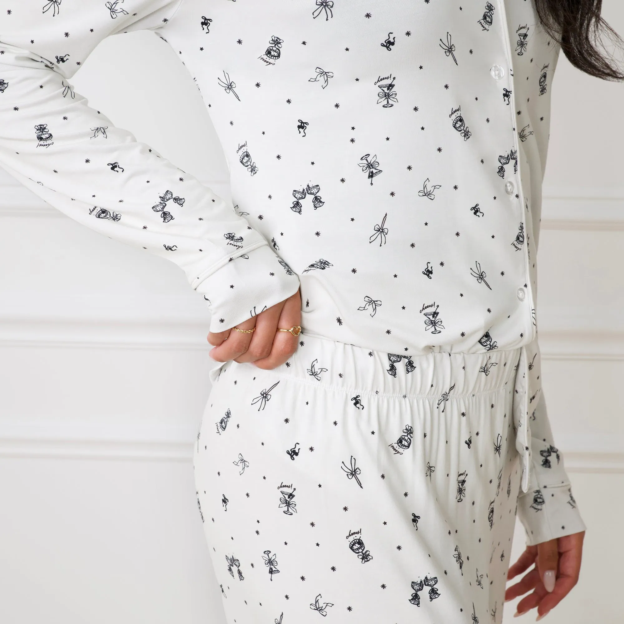 Martini Dreams Pajama Set sold by Velvet Caviar product image thumbnail 2