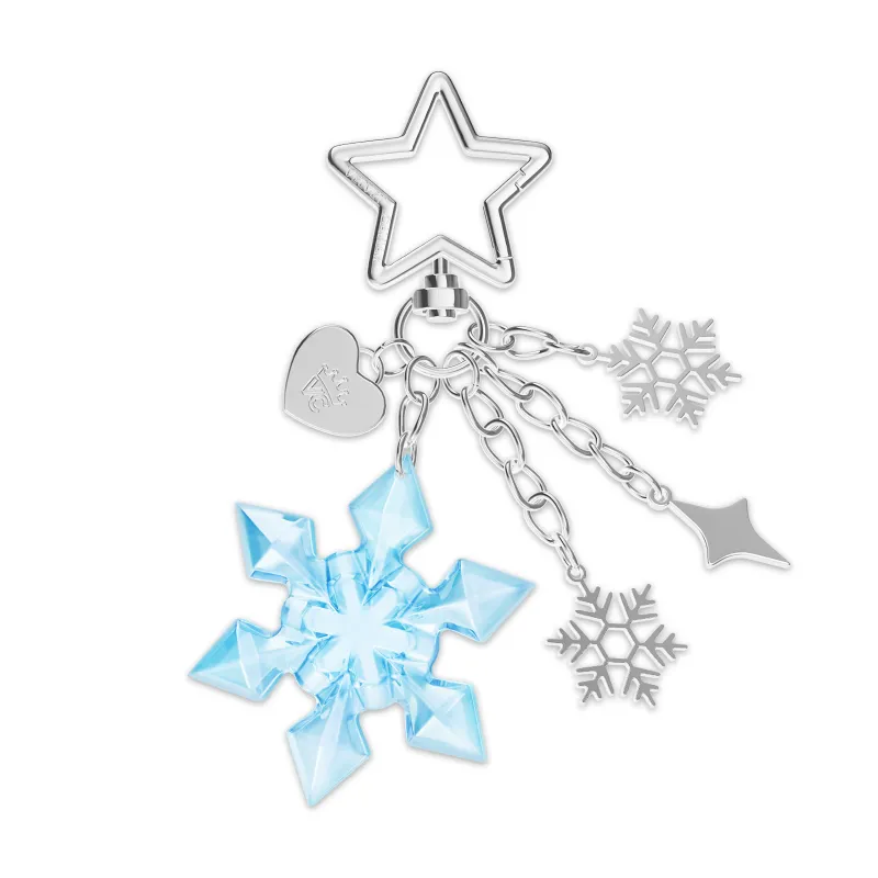 Blue Snowflake Bag Charm sold by Velvet Caviar