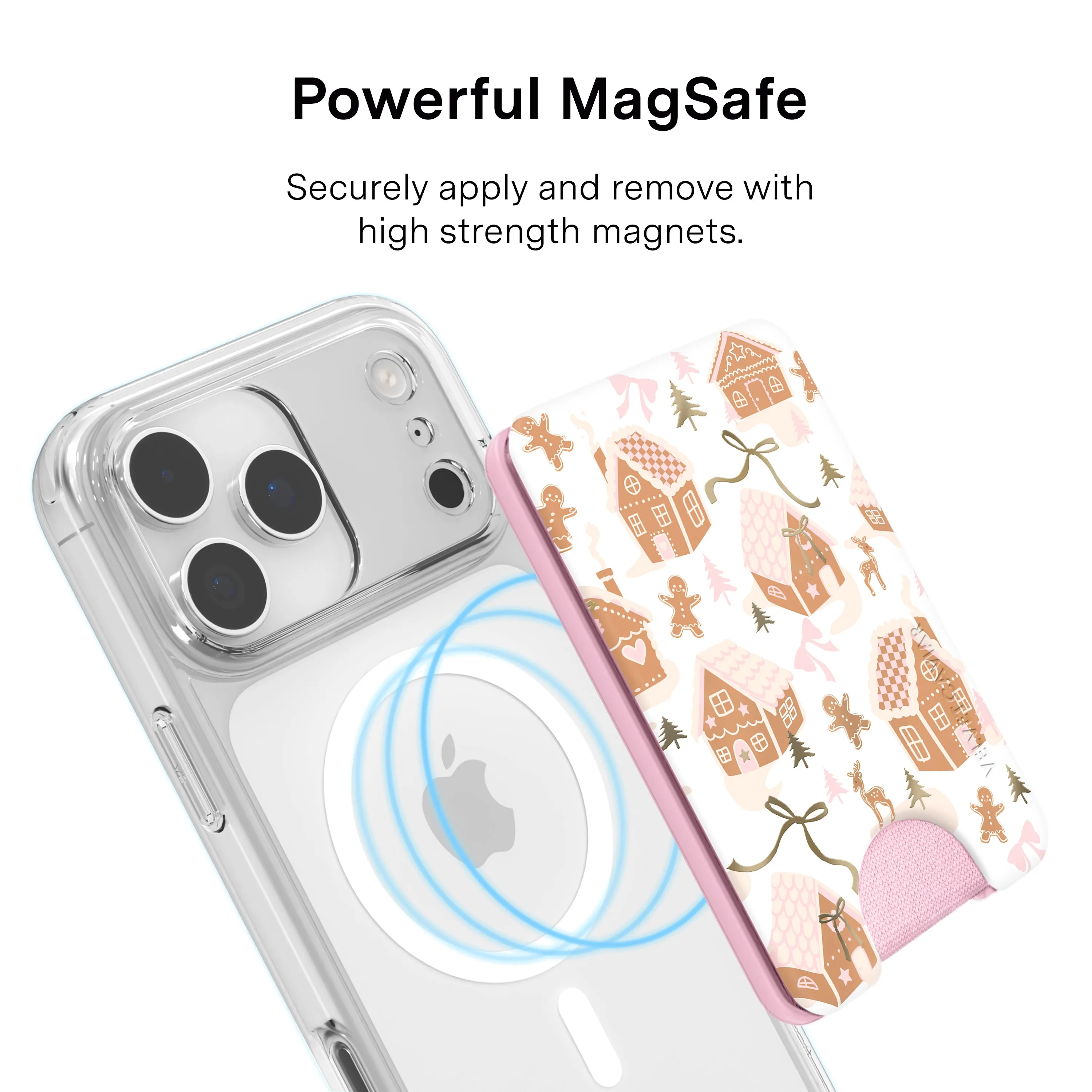 Gingerbread Dreams MagSafe Wallet sold by Velvet Caviar product image thumbnail 4