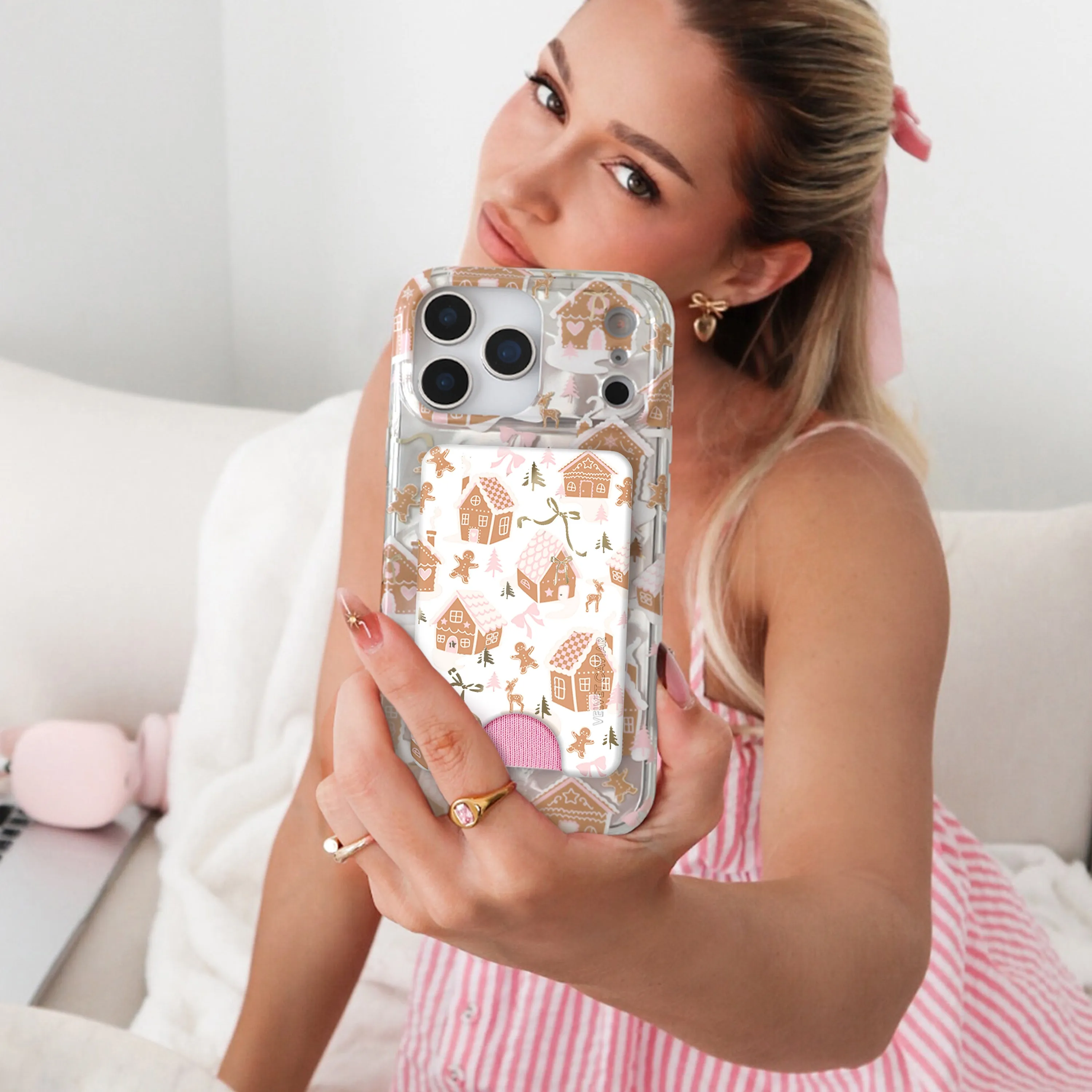 Gingerbread Dreams MagSafe Wallet sold by Velvet Caviar product image thumbnail 2