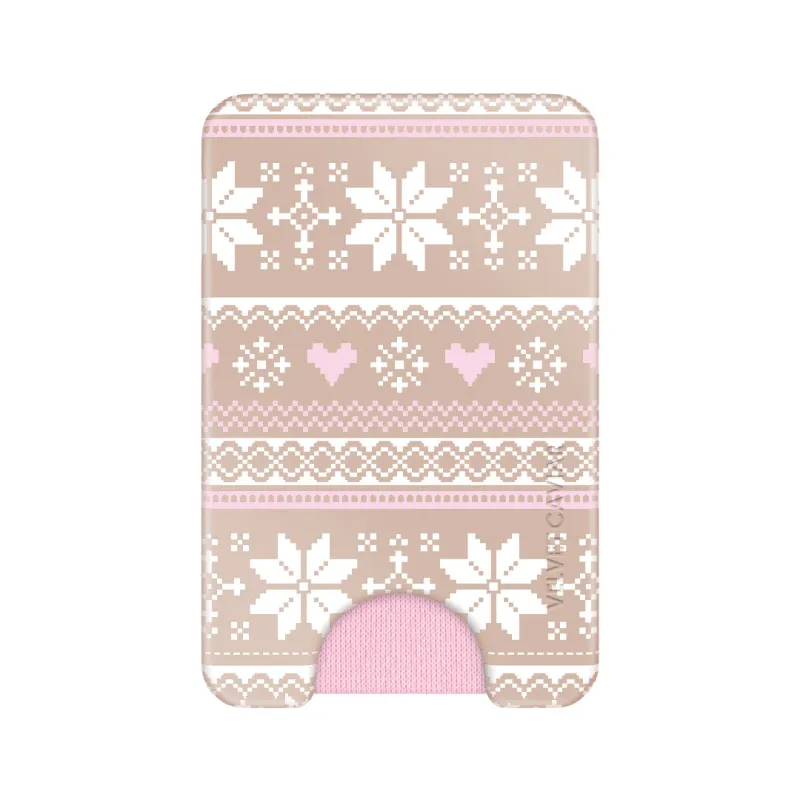 Chai Latte Sweater MagSafe Wallet sold by Velvet Caviar