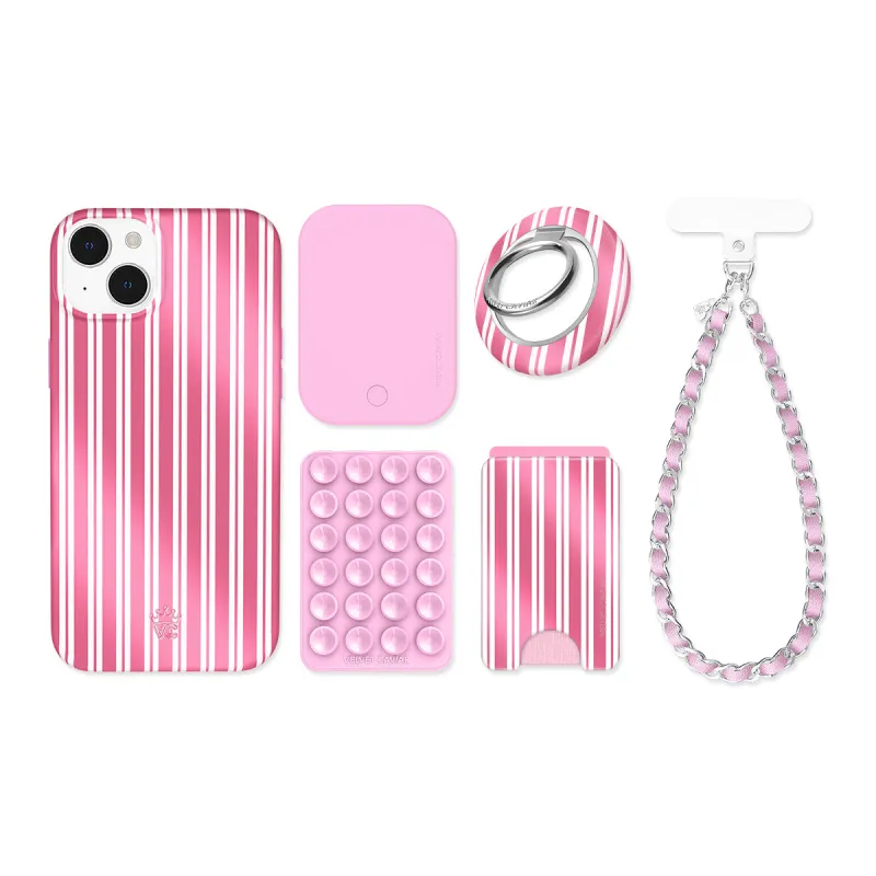 Candy Cane Stripes iPhone Bundle sold by Velvet Caviar