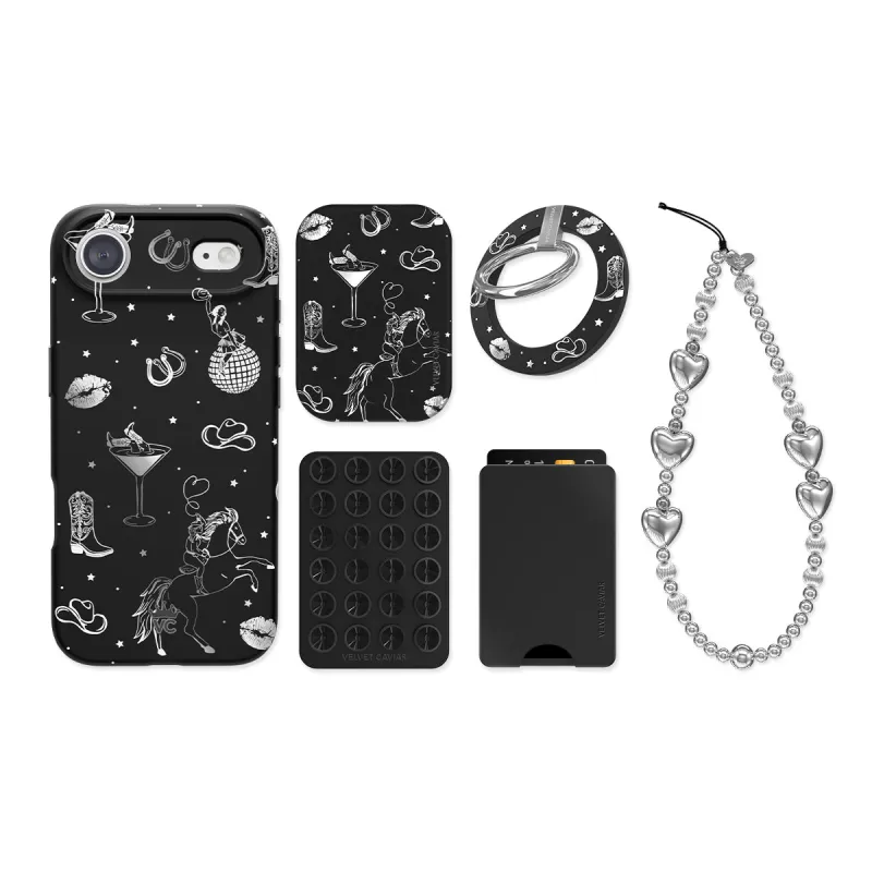 Disco Cowgirl iPhone Bundle Set sold by Velvet Caviar