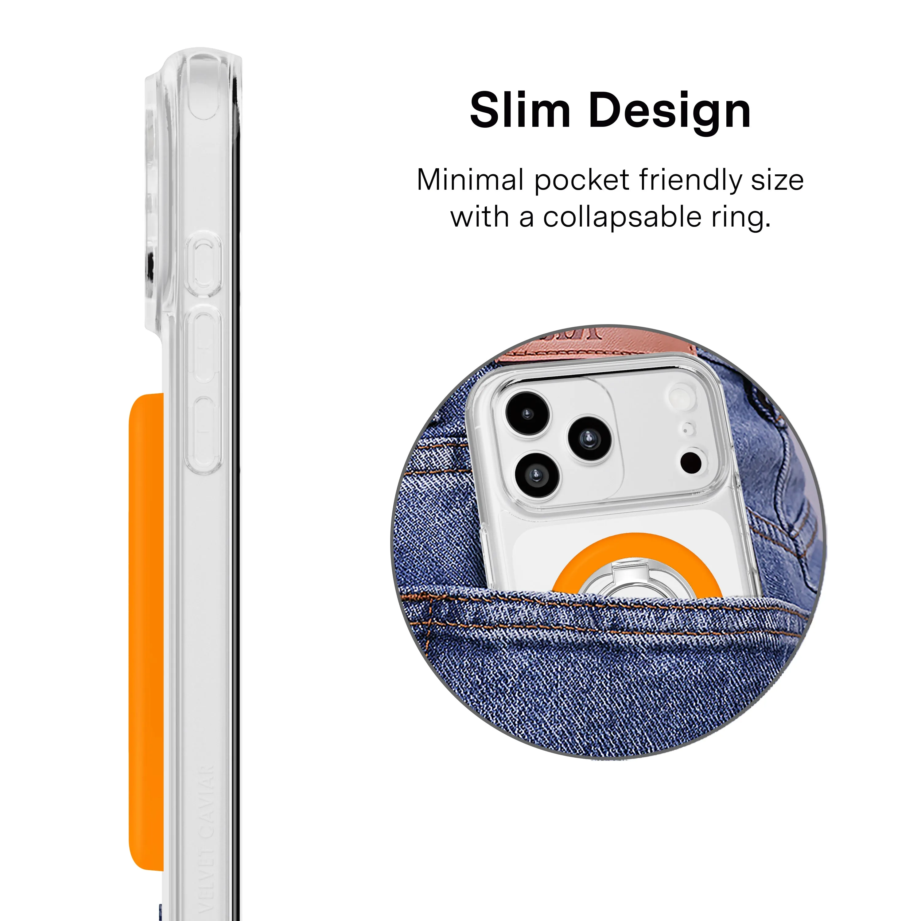Pumpkin Spice Orange MagSafe Grip Ring sold by Velvet Caviar product image thumbnail 4