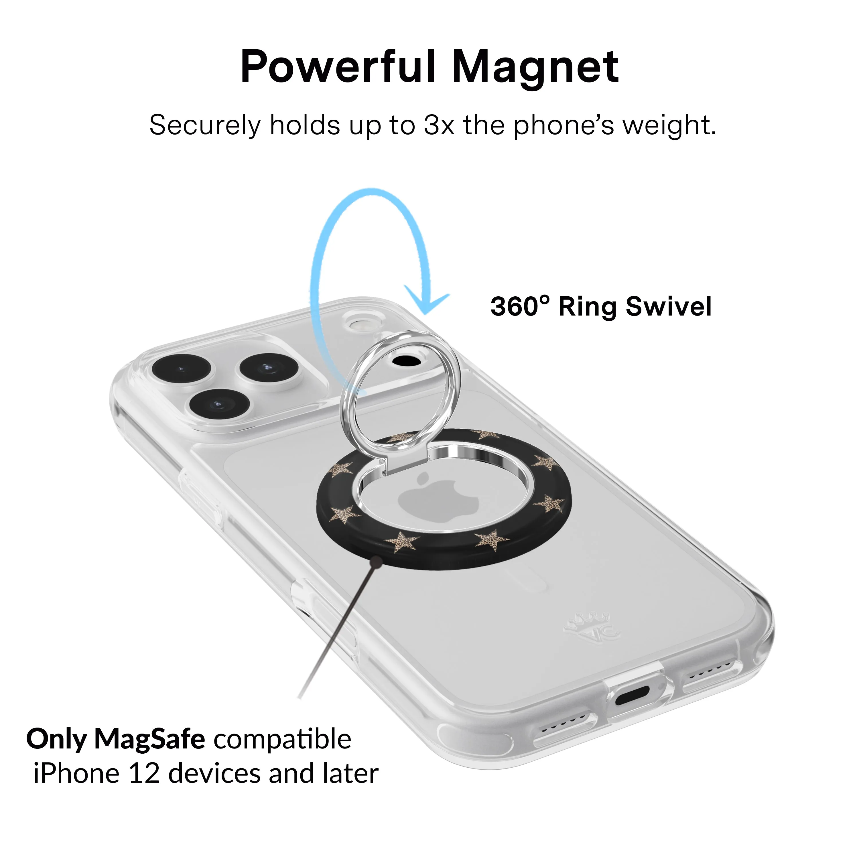 Rockstar Girlfriend MagSafe Grip Ring sold by Velvet Caviar product image thumbnail 3