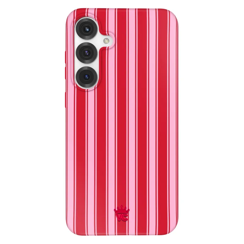 Candy Stripes Samsung Case made by Velvet Caviar