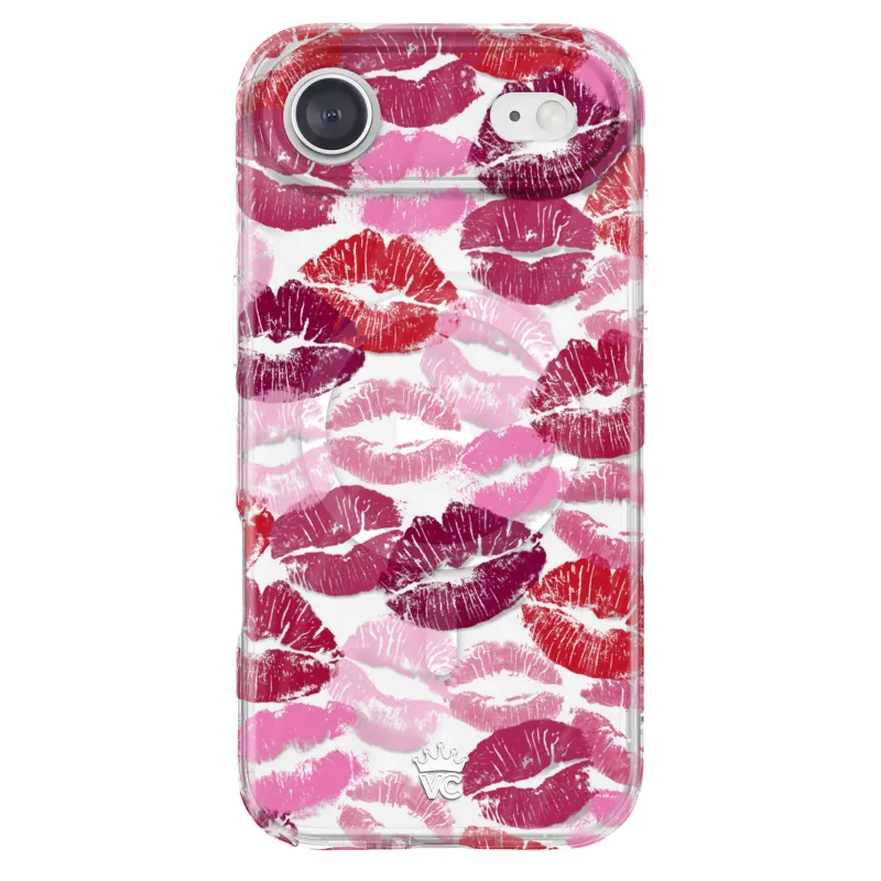 Kiss Me iPhone Case made by Velvet Caviar