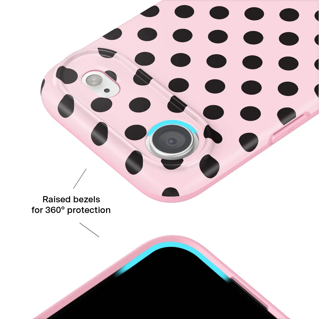 Princess Pink Polka Dot iPhone Case sold by Velvet Caviar product image thumbnail 3