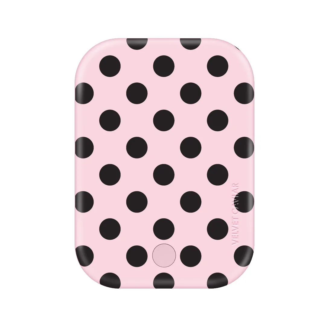 Princess Pink Polka Dot MagSafe Battery Power Pack sold by Velvet Caviar