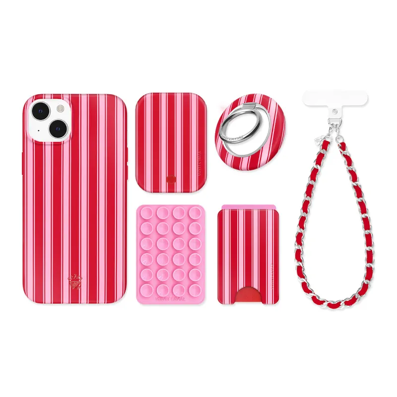 Candy Stripes iPhone Bundle Set sold by Velvet Caviar