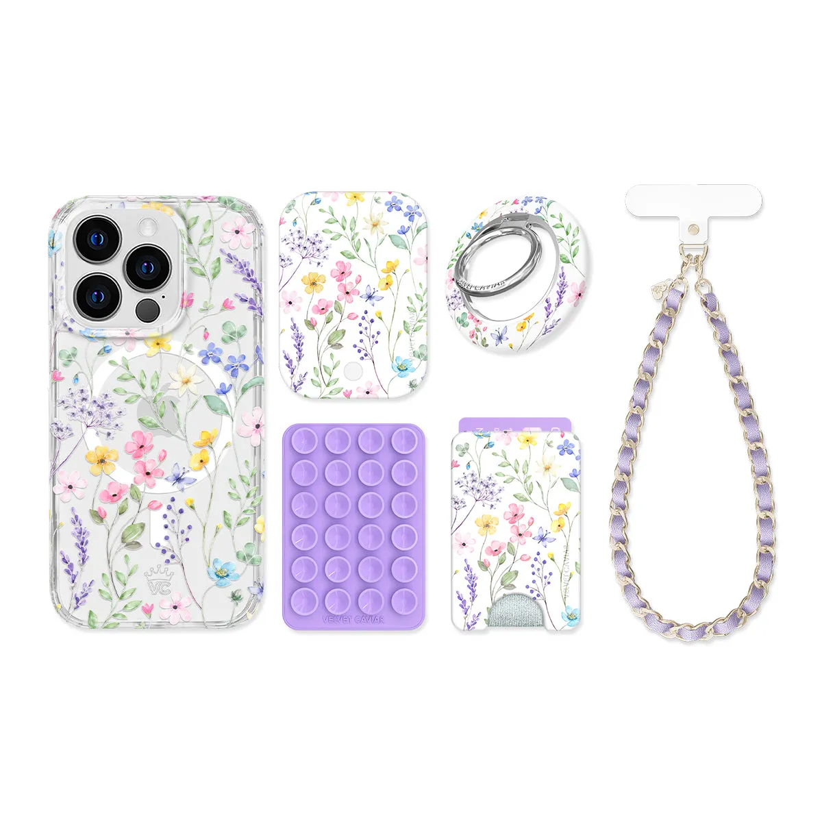 Enchanted Floral iPhone Bundle Set sold by Velvet Caviar product image thumbnail 3