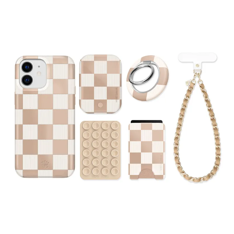 Nude Vibe Check iPhone Bundle Set sold by Velvet Caviar