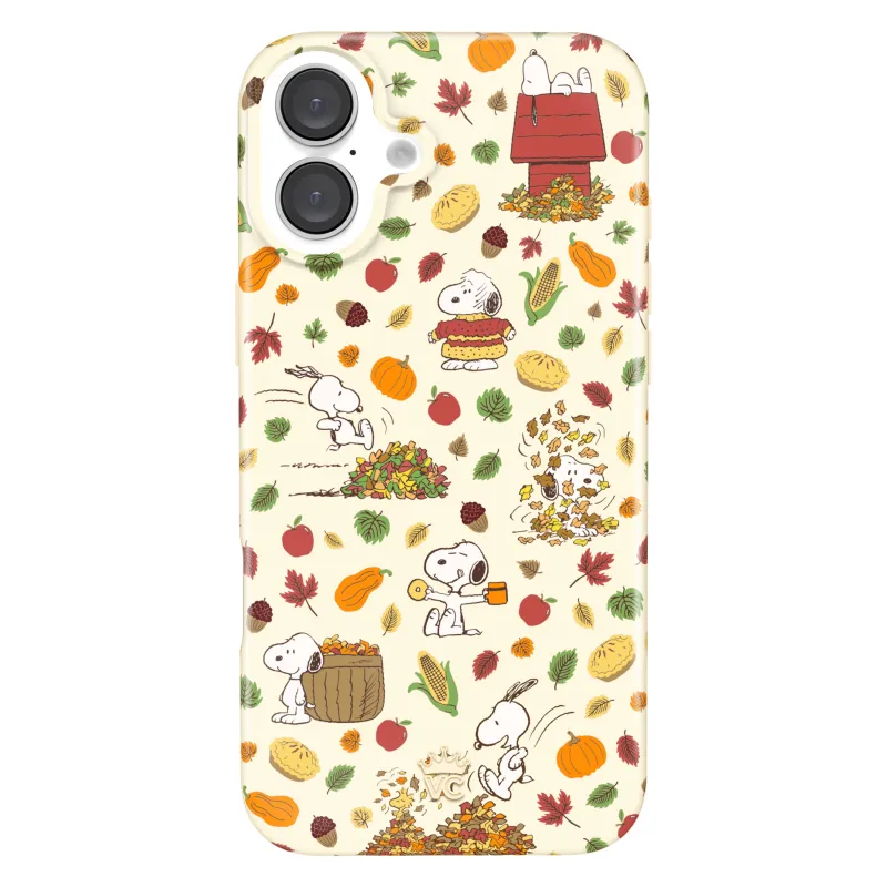 Snoopy Autumn Leaves iPhone Case sold by Velvet Caviar