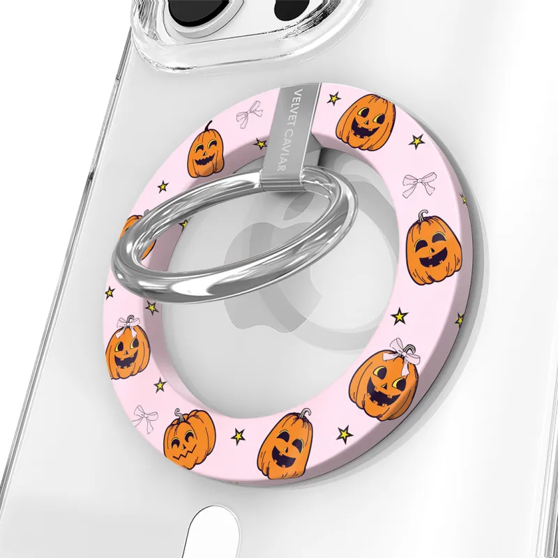 Pumpkin Princess MagSafe Grip Ring made by Velvet Caviar