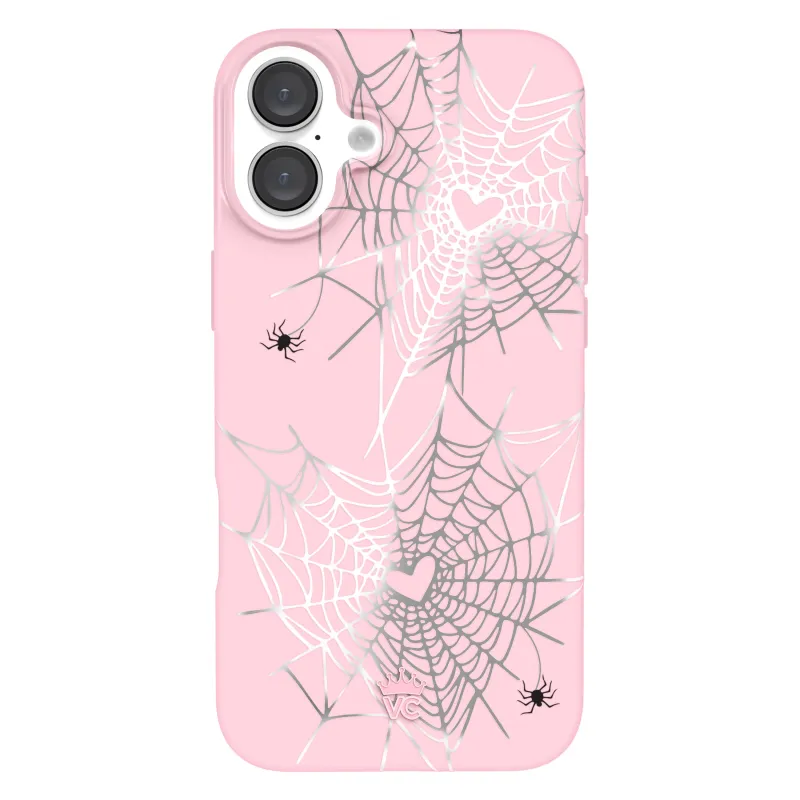 Widows Web Chrome iPhone Case made by Velvet Caviar