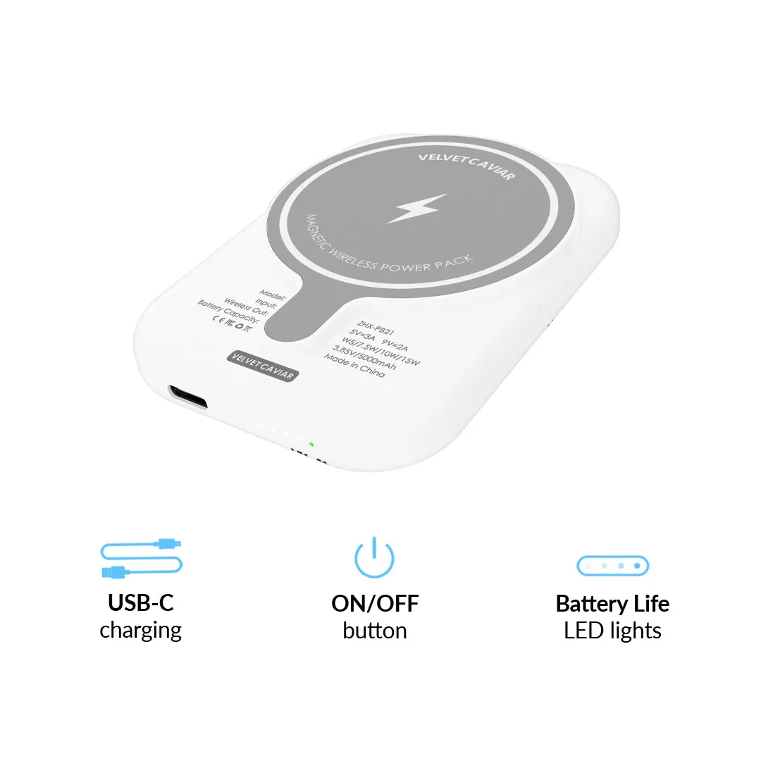 Ghosted Cowboy MagSafe Battery Power Pack sold by Velvet Caviar product image thumbnail 5