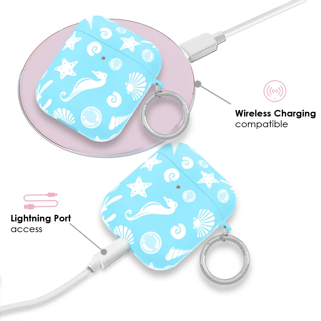 Aquamarine Holo AirPod Case sold by Velvet Caviar product image thumbnail 4