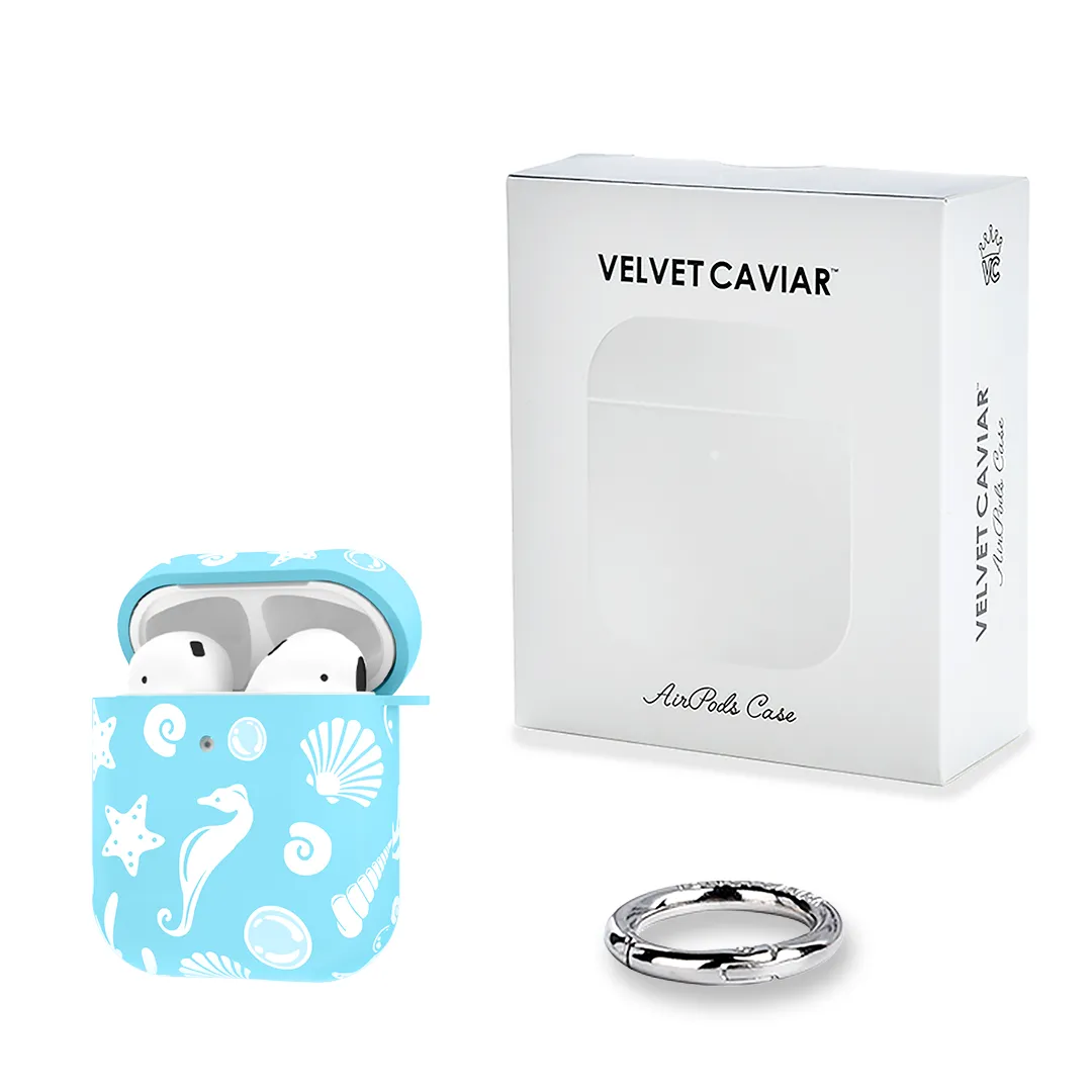 Aquamarine Holo AirPod Case sold by Velvet Caviar product image thumbnail 5