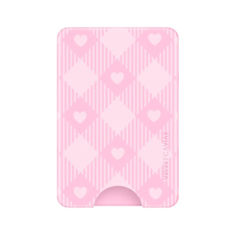 Dolly Pink Gingham MagSafe Wallet sold by Velvet Caviar
