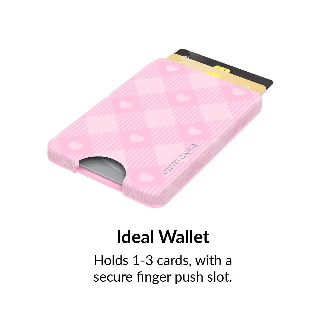 Dolly Pink Gingham MagSafe Wallet sold by Velvet Caviar product image thumbnail 3